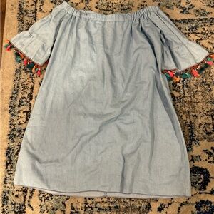 Size small fringe sleeve dress